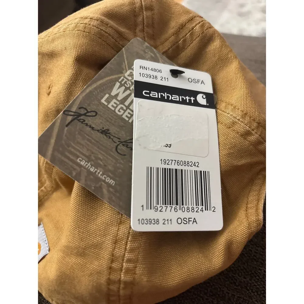 Carharrt Odessa Hat Adjustable Baseball Cap NEW 100% Cotton Canvas Farm Ranch